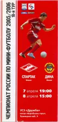 СПАРТАК Москва – ДИНА Москва 07-08.04.2006.