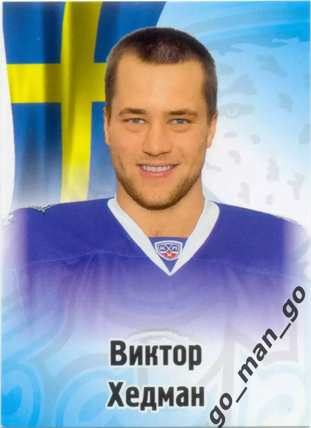 Виктор Хедман (Барыс Астана). SeReal КХЛ 2012-2013, №523.