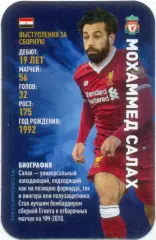 Мохаммед Салах (Ливерпуль Англия). Top Trumps. Звезды мирового футбола 2018.