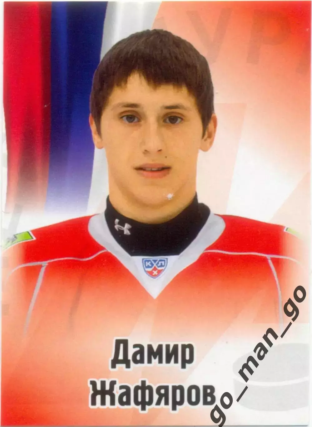 Дамир Жафяров (Металлург Новокузнецк). SeReal КХЛ 2012-2013, №548.