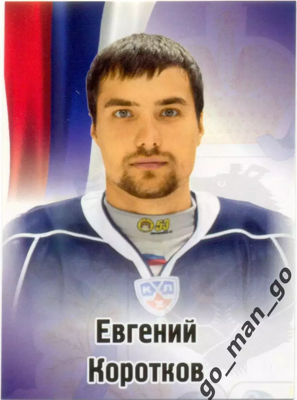 Евгений Коротков (Амур Хабаровск). SeReal КХЛ 2012-2013, №501.