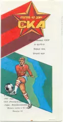 СКА Ростов-на-Дону – ЗАРЯ Ворошиловград / Луганск 08.08.1987.