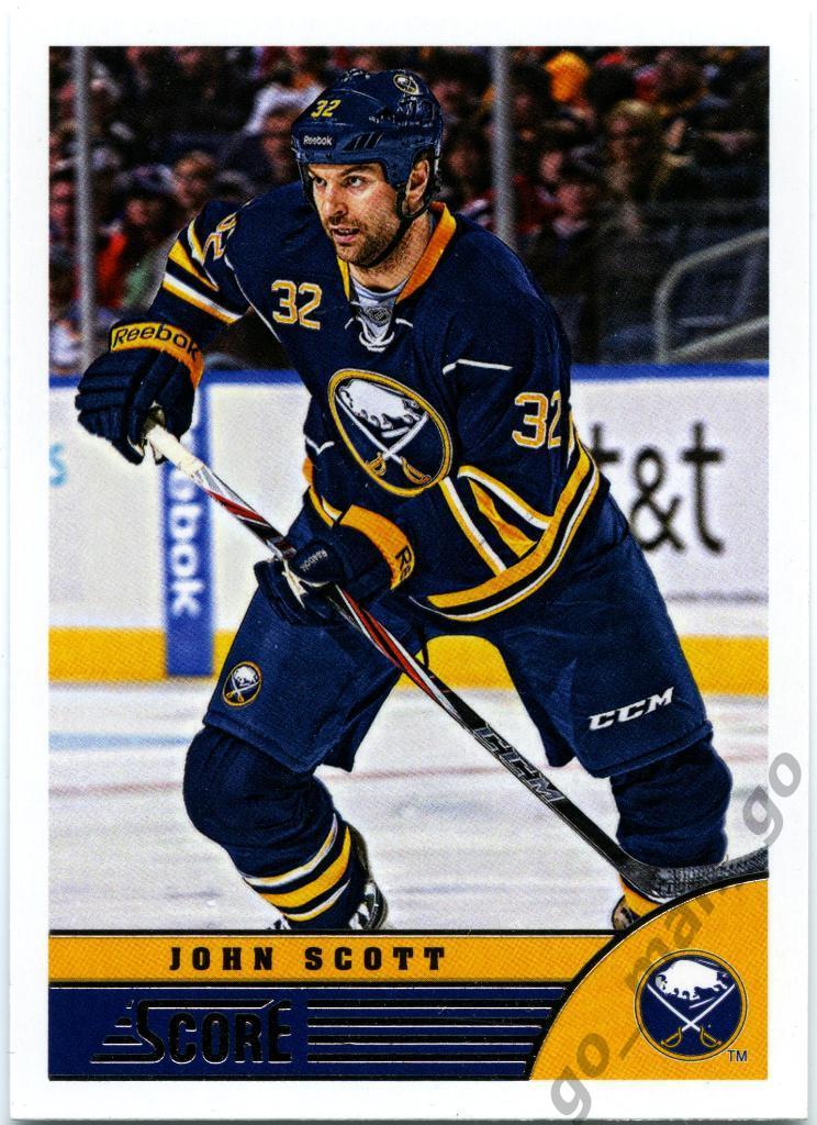John Scott (Buffalo Sabres). Panini Score 2013-2014, № 54.