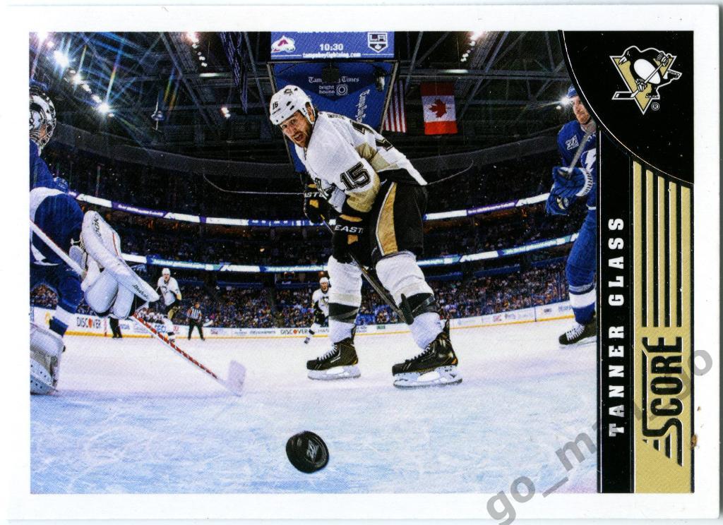 Tanner Glass (Pittsburgh Penguins). Panini Score 2013-2014, № 415.