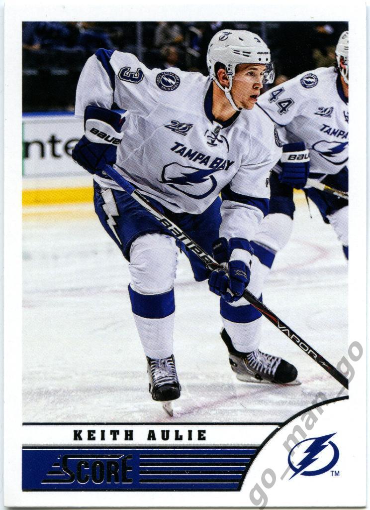 Keith Aulie (Tampa Bay Lightning). Panini Score 2013-2014, № 472.