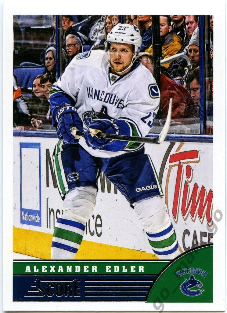 Alexander Edler (Vancouver Canucks). Panini Score 2013-2014, № 508.