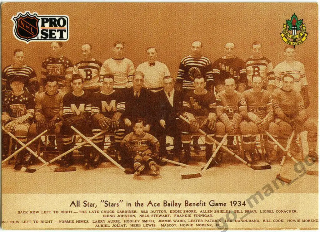 Ace Bailey Benefit Game. First All-Star Game. Pro Set 1991-1992, № 335.