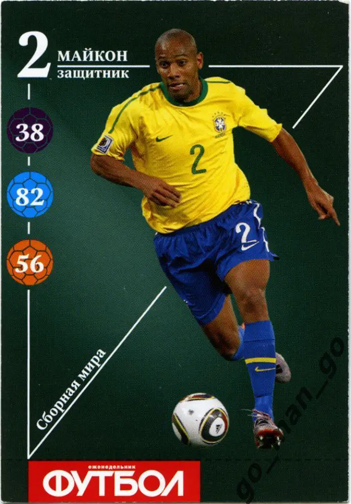 Майкон (сборная мира). Еженедельник «Футбол», 2013. № 2.