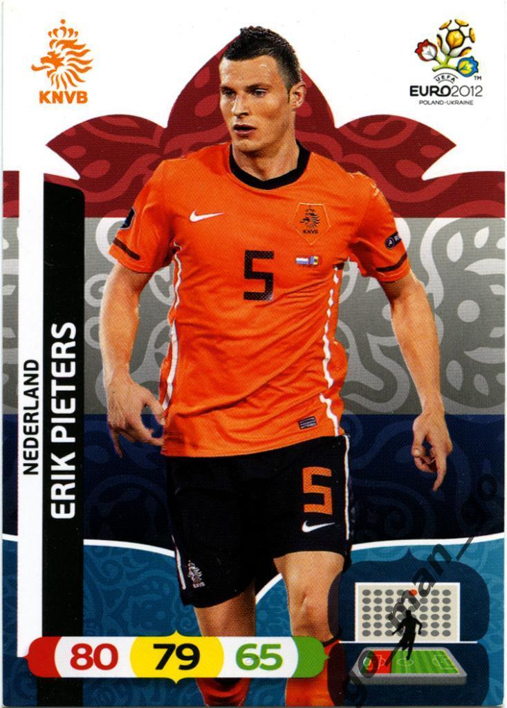 Erik Pieters (Nederland). Panini, Euro-2012, Adrenalyn XL.