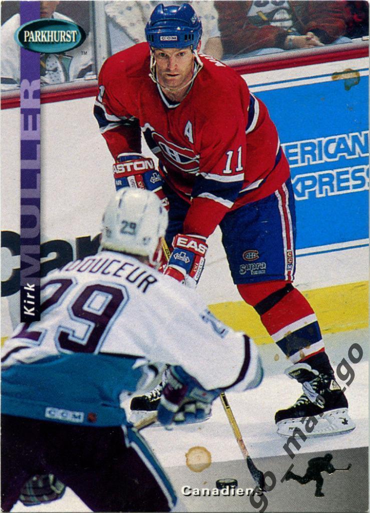 Kirk Muller (Monthreal Canadiens). Parkhurst NHL 1994-1995, № SE88.