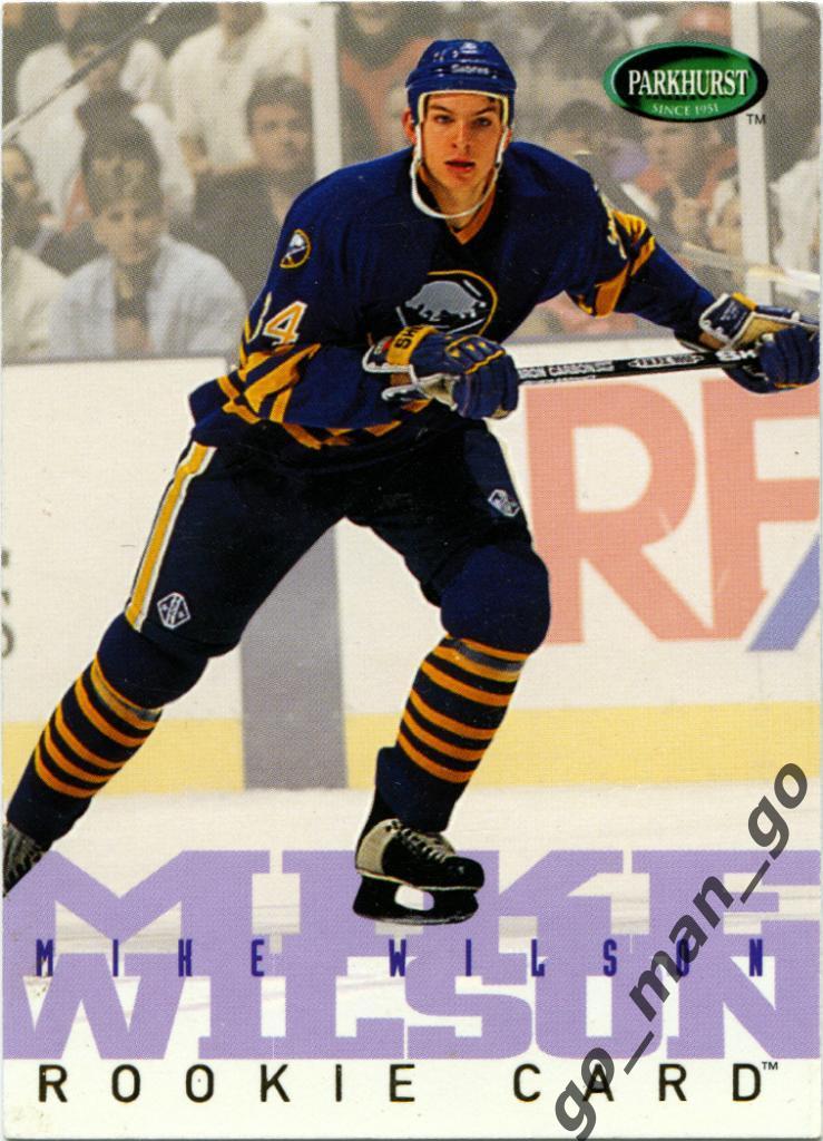 Mike Wilson (Buffalo Sabres). Parkhurst International 1995-1996, Rookie, № 534.