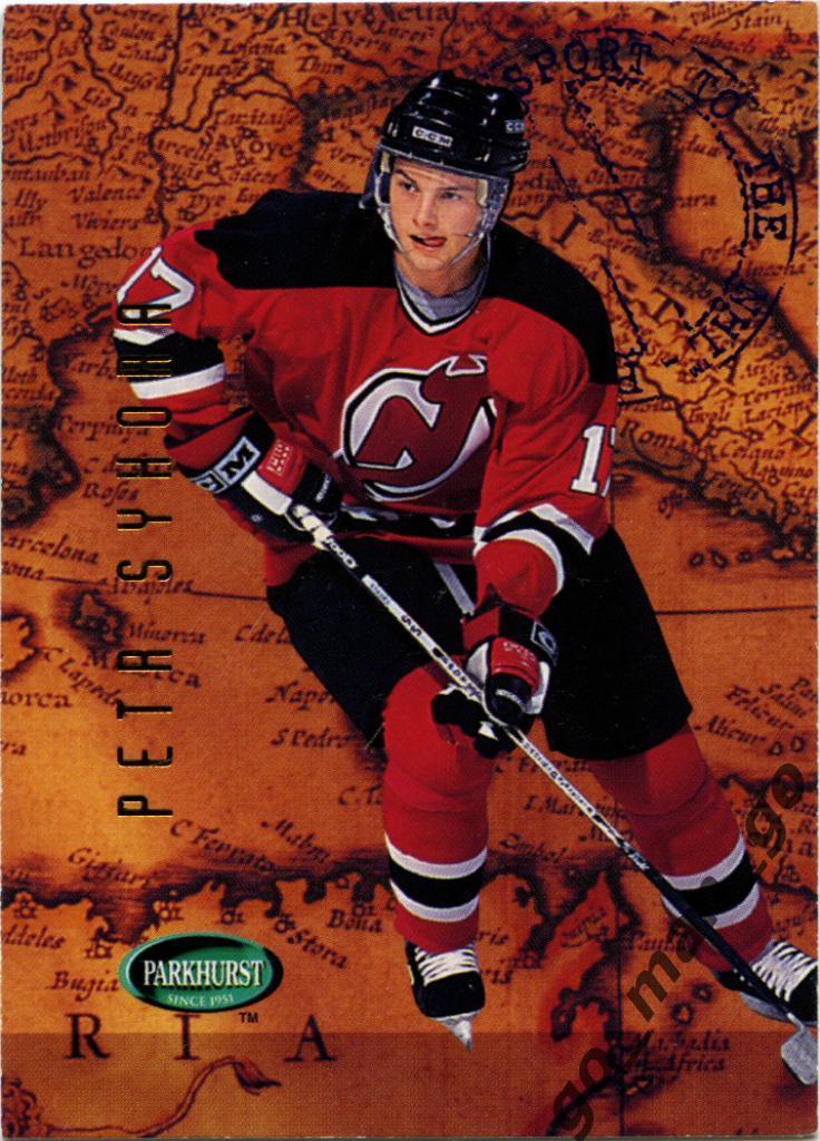 Petr Sykora (New Jersey Devils). Parkhurst International 1995-1996, № 512.