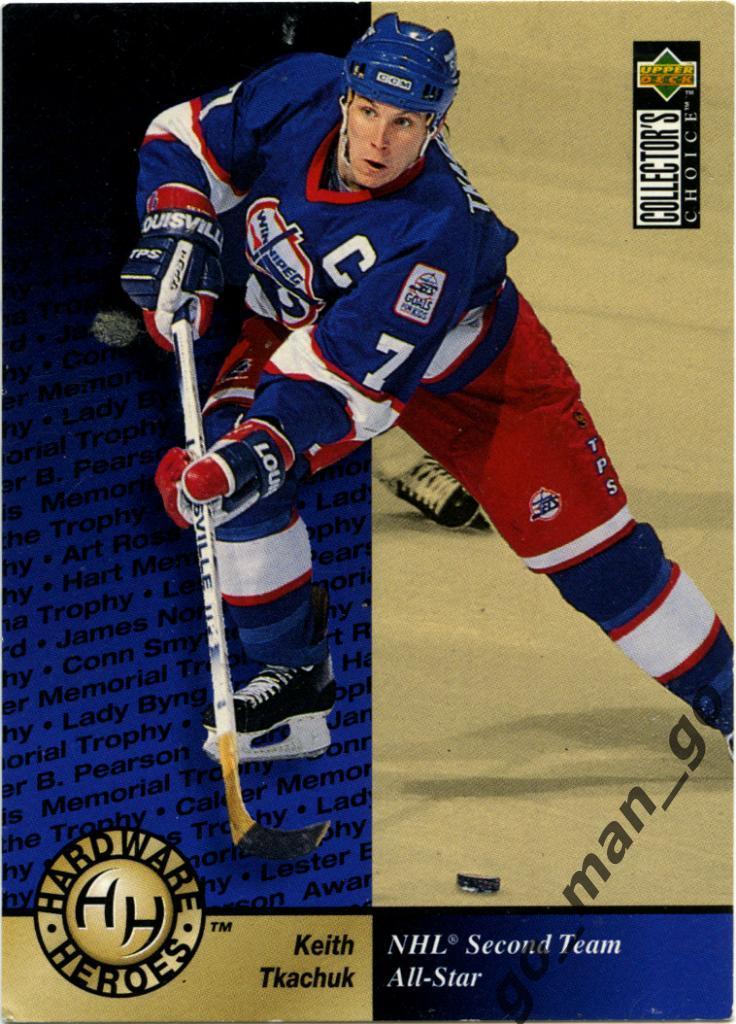 Keith Tkachuk (Winnipeg Jets). Upper Deck Collector's Choice 1995-1996, № 382.