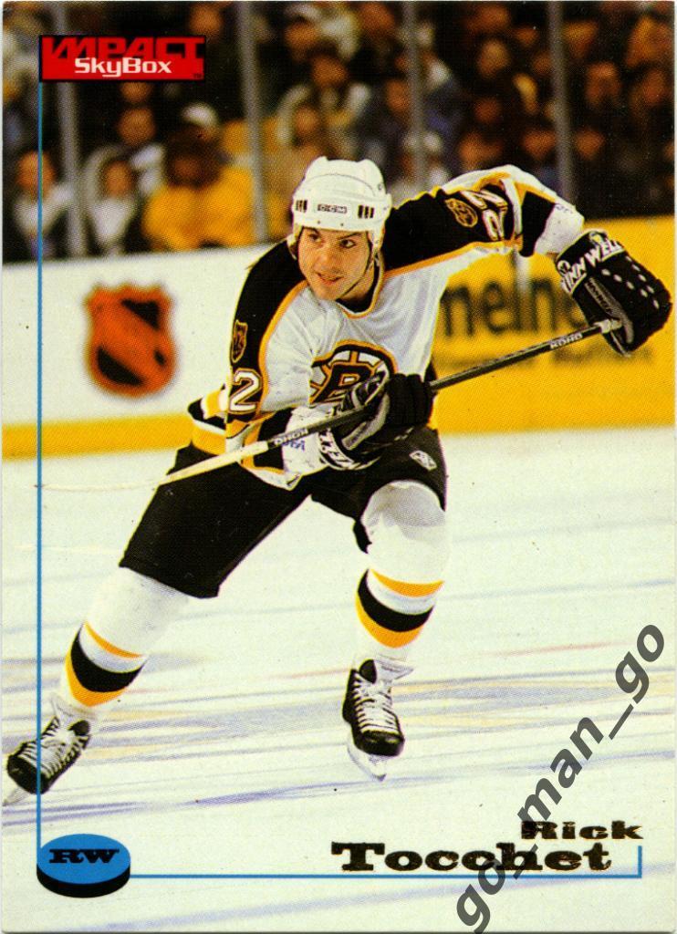 Rick Tocchet (Boston Bruins). SkyBox Impact 1996-1997, № 9.