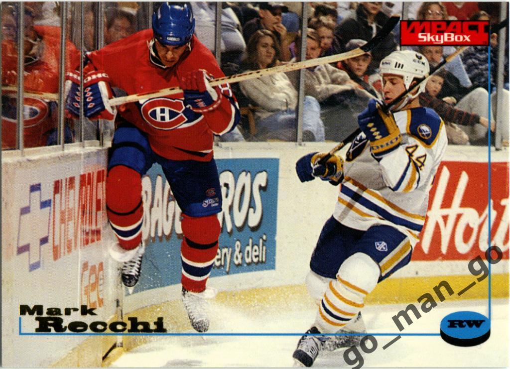 Mark Recchi (Montreal Canadiens). SkyBox Impact 1996-1997, № 63.