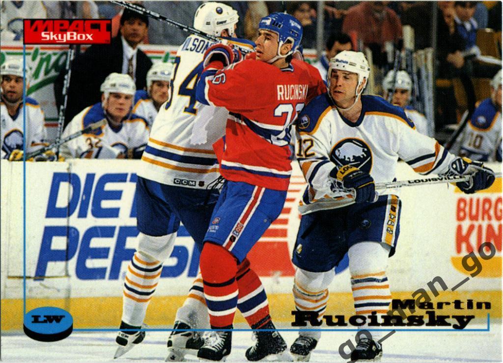 Martin Rucinsky (Montreal Canadiens). SkyBox Impact 1996-1997, № 64.