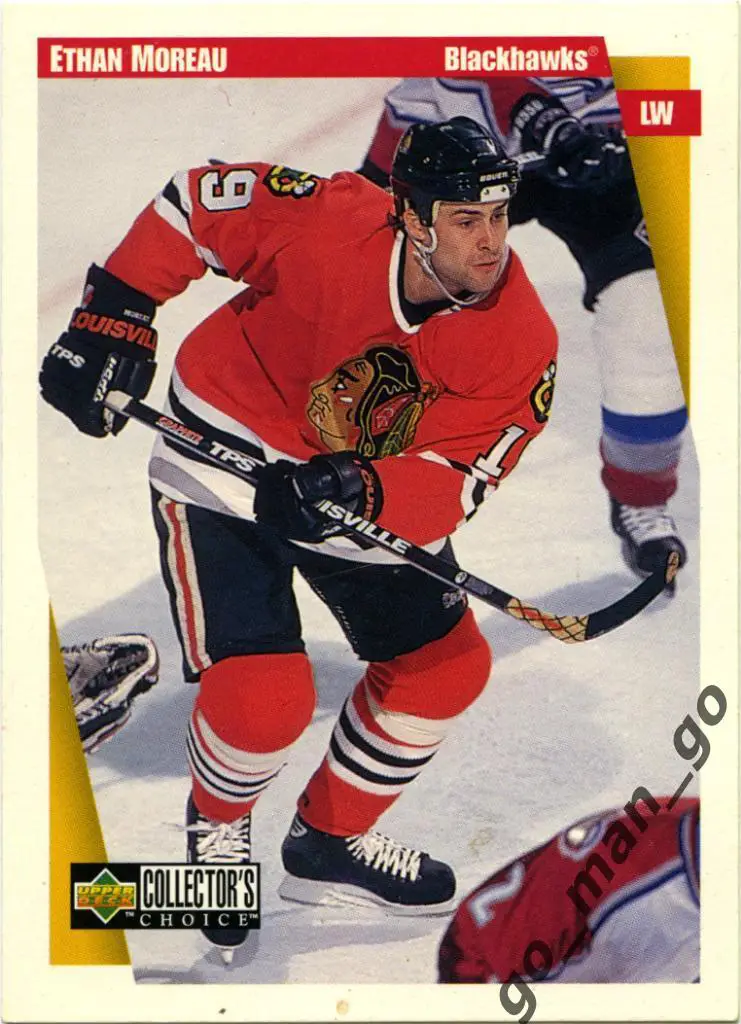 Ethan Moreau (Chicago Blackhawks). Upper Deck Collector's Choice 1997-1998 № 51.