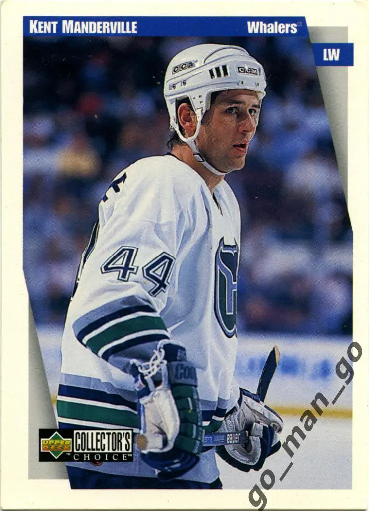 Kent Manderville Hartford Whalers. Upper Deck Collector's Choice 1997-1998 № 118