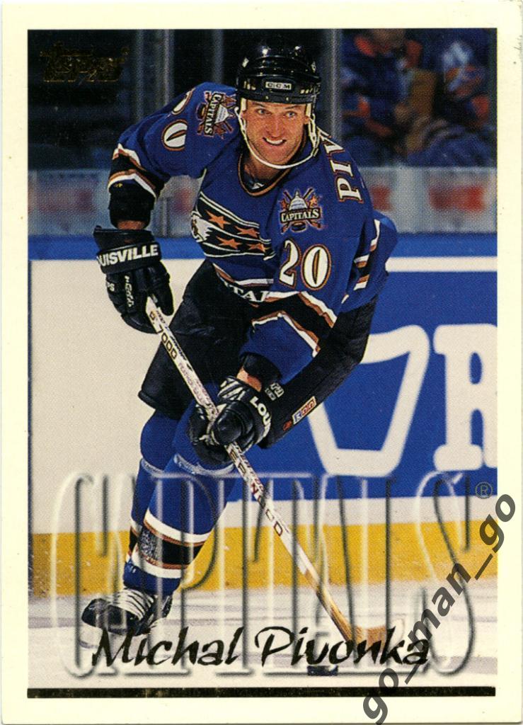 Michal Pivonka (Washington Capitals). Topps NHL 1995-1996, № 330.
