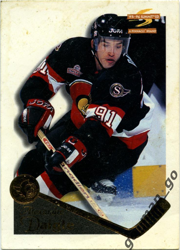 Alexandre Daigle (Ottawa Senators). Pinnacle Summit NHL 1995-1996, № 21.