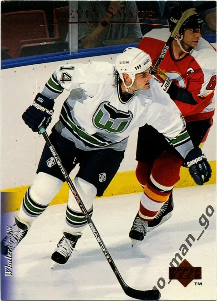 Kevin Smyth (Hartford Whalers). Upper Deck NHL 1995-1996, № 181.