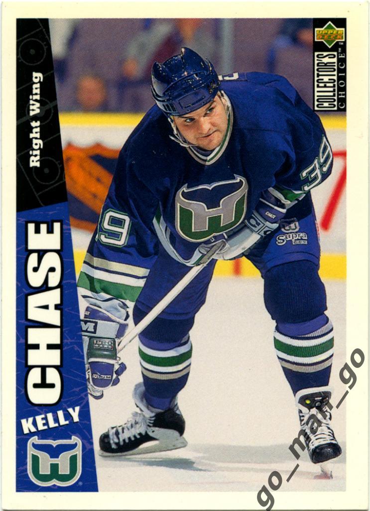 Kelly Chase (Hartford Whalers). Upper Deck Collector's Choice 1996-1997, № 122