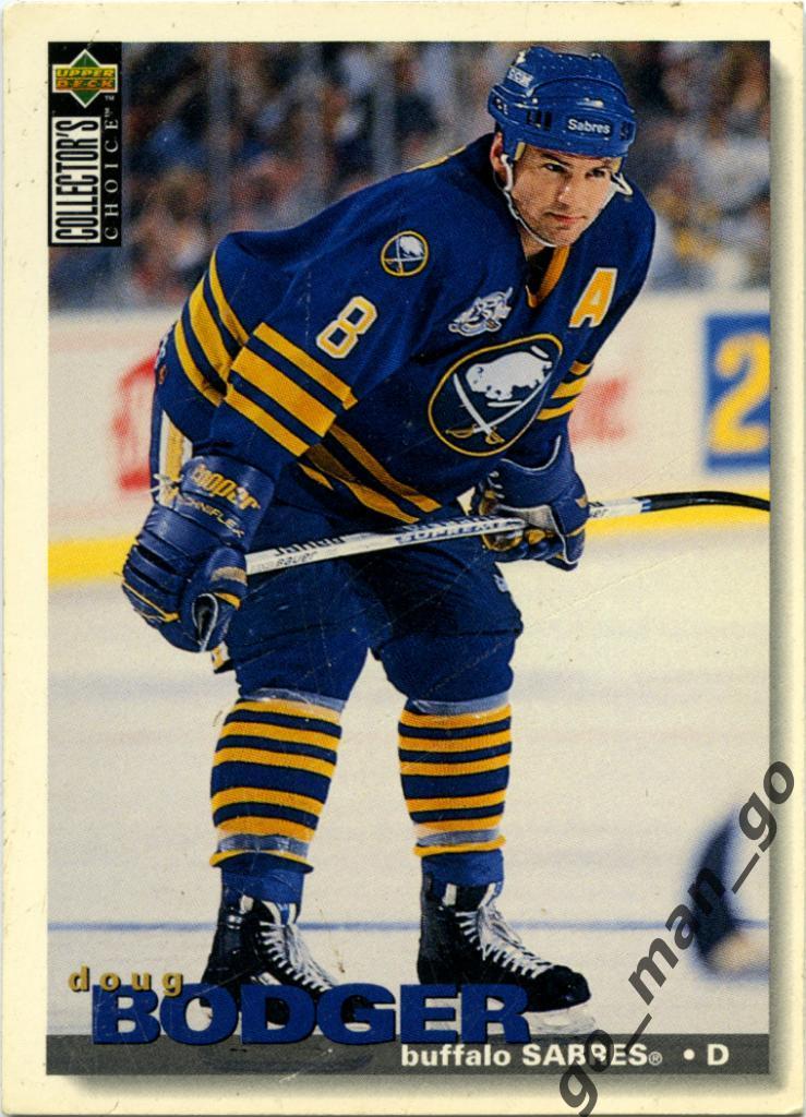 Doug Bodger (Buffalo Sabres). Upper Deck Collector's Choice 1995-1996, № 77.