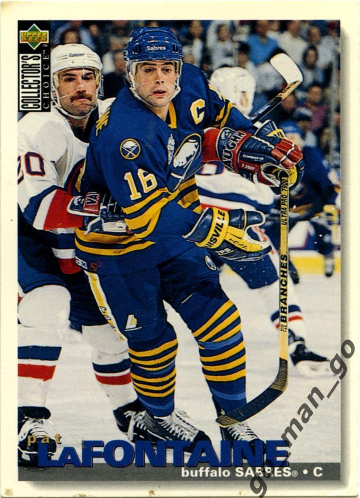 Pat LaFontaine (Buffalo Sabres). Upper Deck Collector's Choice 1995-1996, № 157.