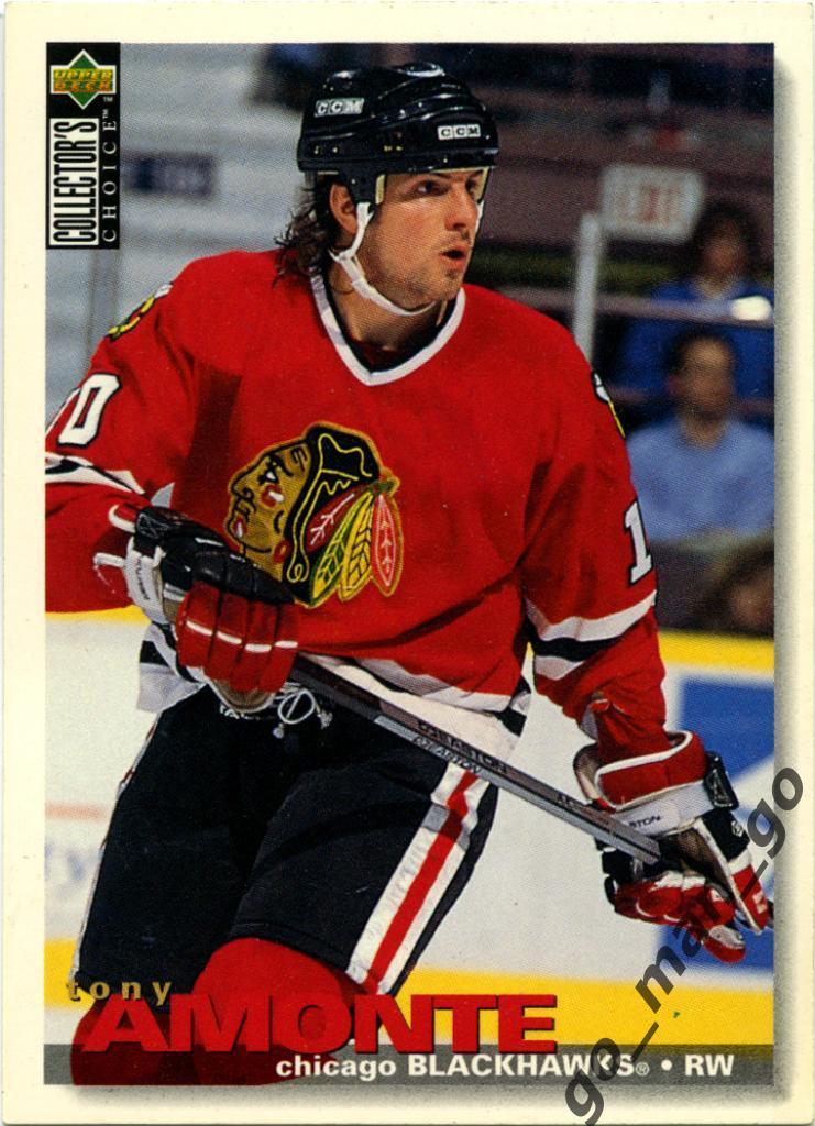 Tony Amonte (Chicago Blackhawks). Upper Deck Collector's Choice 1995-1996 № 206.