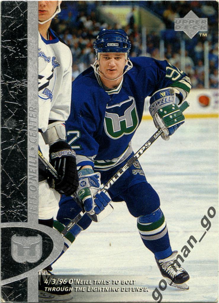 Jeff O'Neill (Hartford Whalers). Upper Deck NHL 1996-1997, № 70.