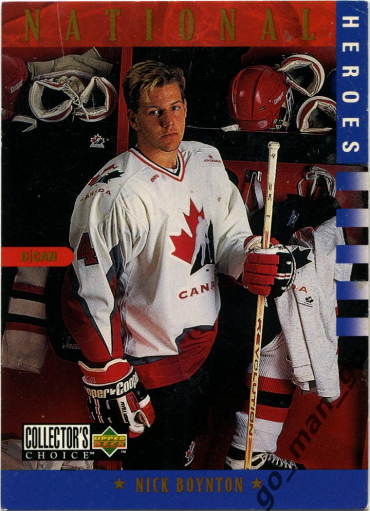 Nick Boynton (Canada). Upper Deck Collector's Choice 1997-1998, № 309.