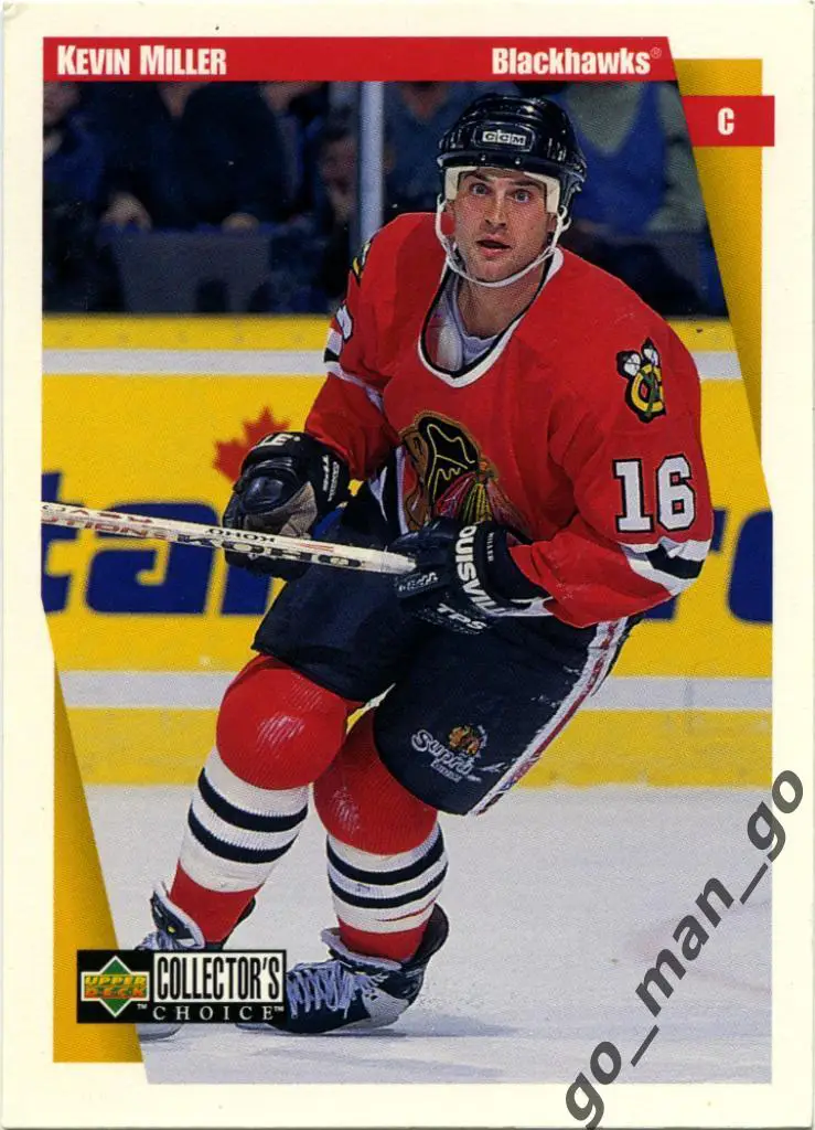 Kevin Miller (Chicago Blackhawks). Upper Deck Collector's Choice 1997-1998 № 50.