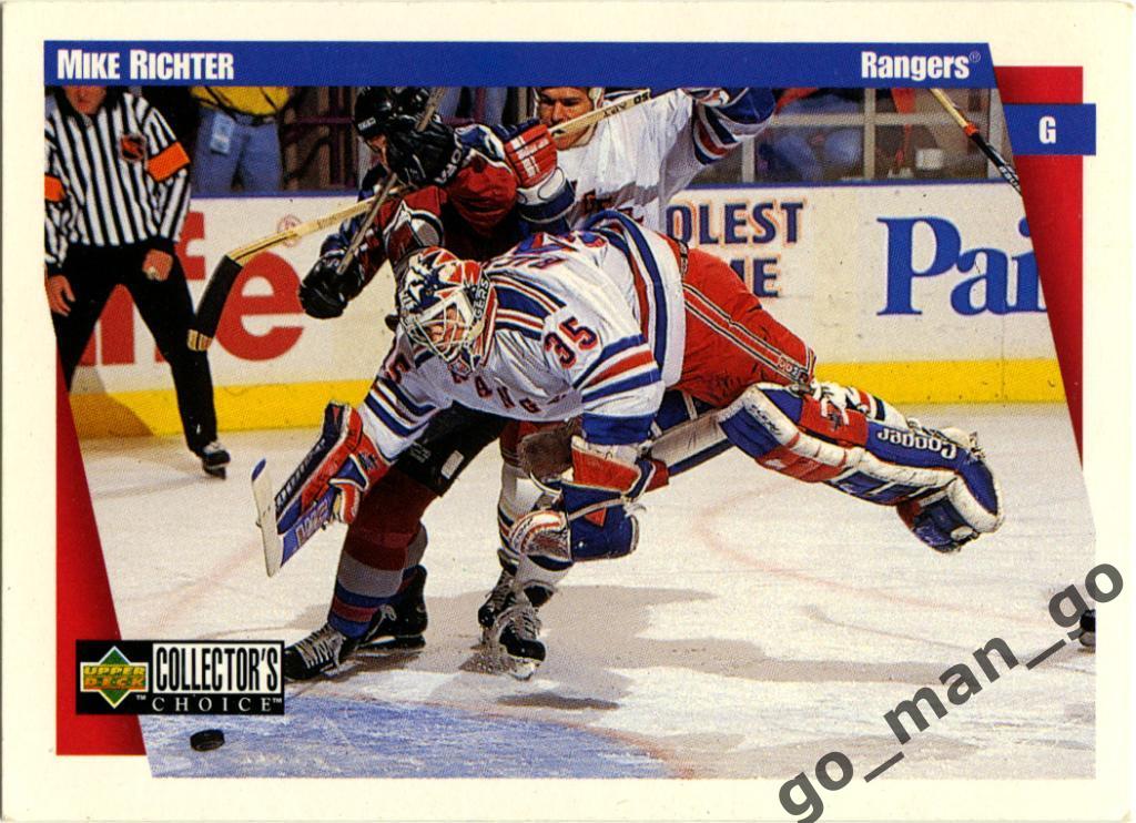 Mike Richter (New York Rangers). Upper Deck Collector's Choice 1997-1998, № 161.