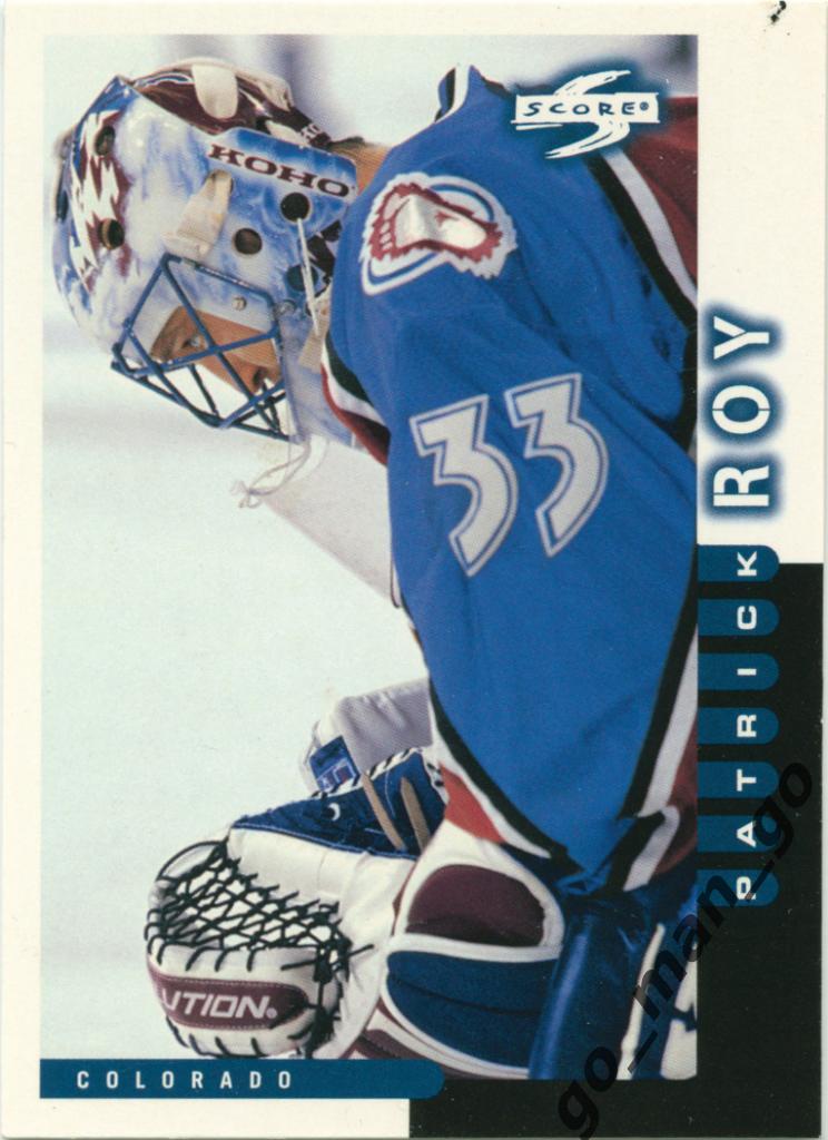 Patrick Roy (Colorado Avalanche). Score NHL 1997-1998, № 33.