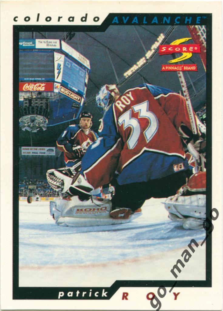 Patrick Roy (Colorado Avalanche). Score NHL 1996-1997. № 1.