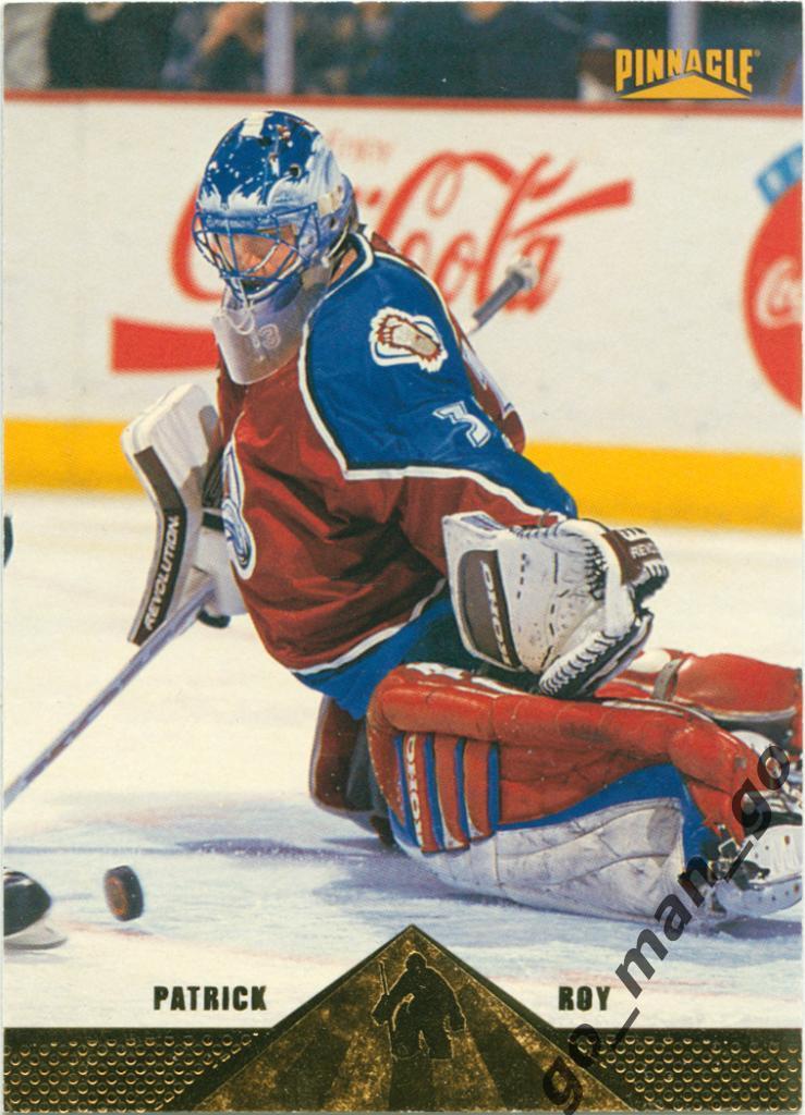Patrick Roy (Colorado Avalanche). Pinnacle NHL 1996-1997, № 138.