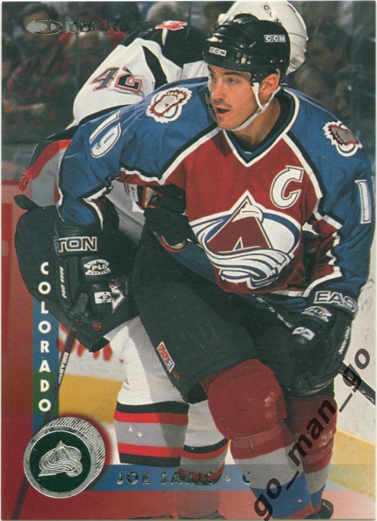 Joe Sakic (Colorado Avalanche). Donruss NHL 1997-1998, № 117.