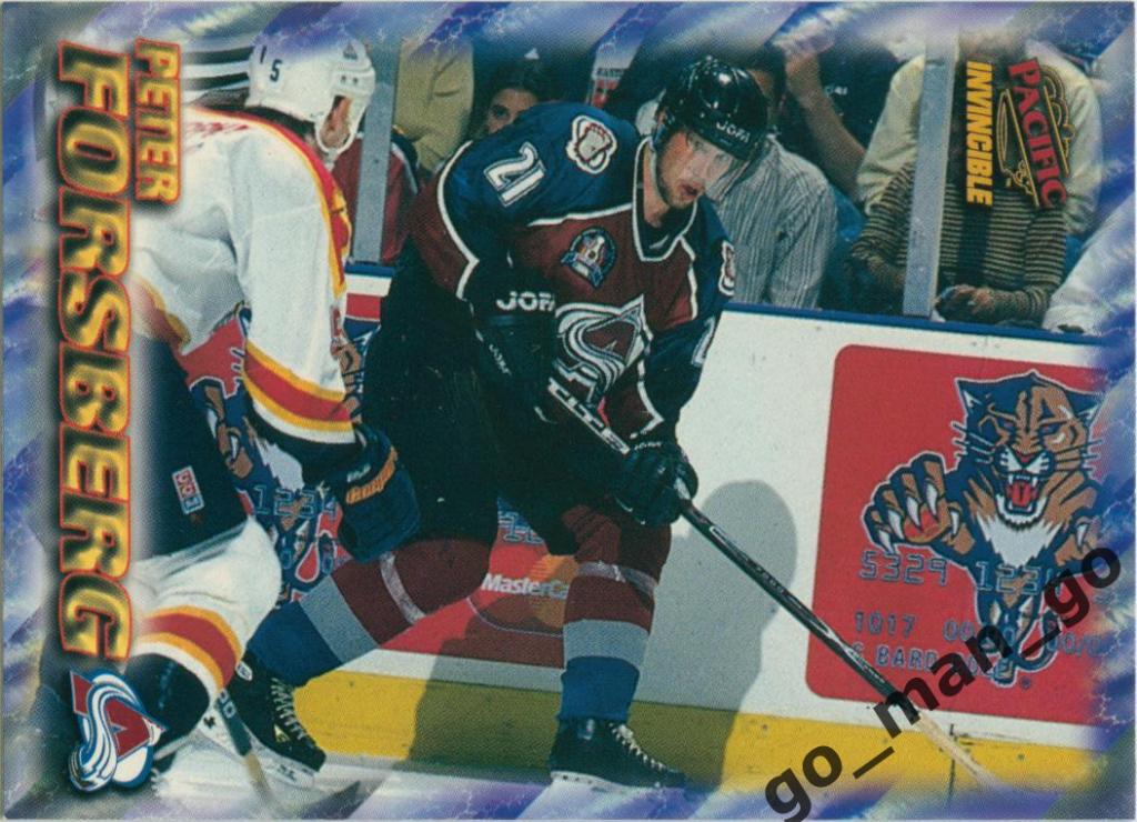 Peter Forsberg (Colorado Avalanche). Pacific Invincible 1997-1998, № 51.