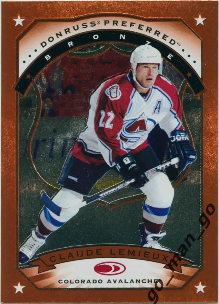 Claude Lemieux (Colorado Avalanche). Donruss Preferred 1997-1998, № 128.