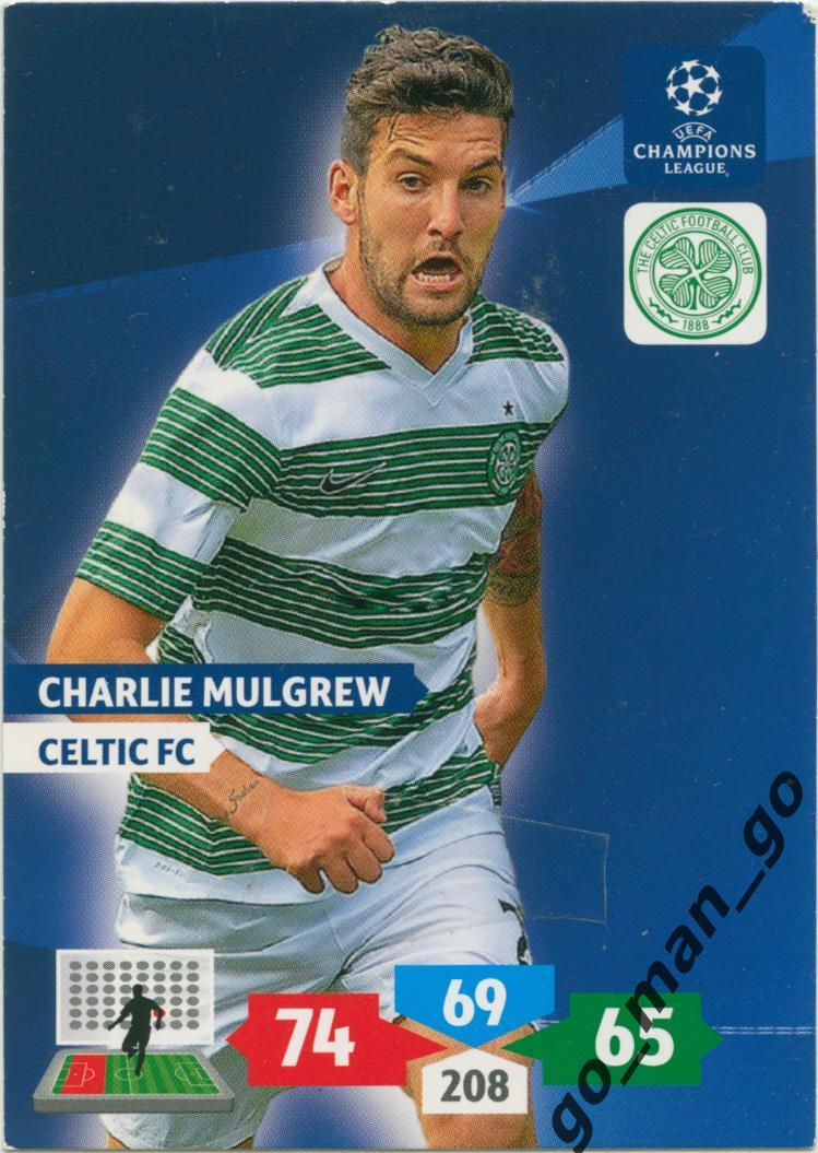 Charlie Mulgrew (Celtic FC). Panini, Champions League-2013/2014, Adrenalyn XL.