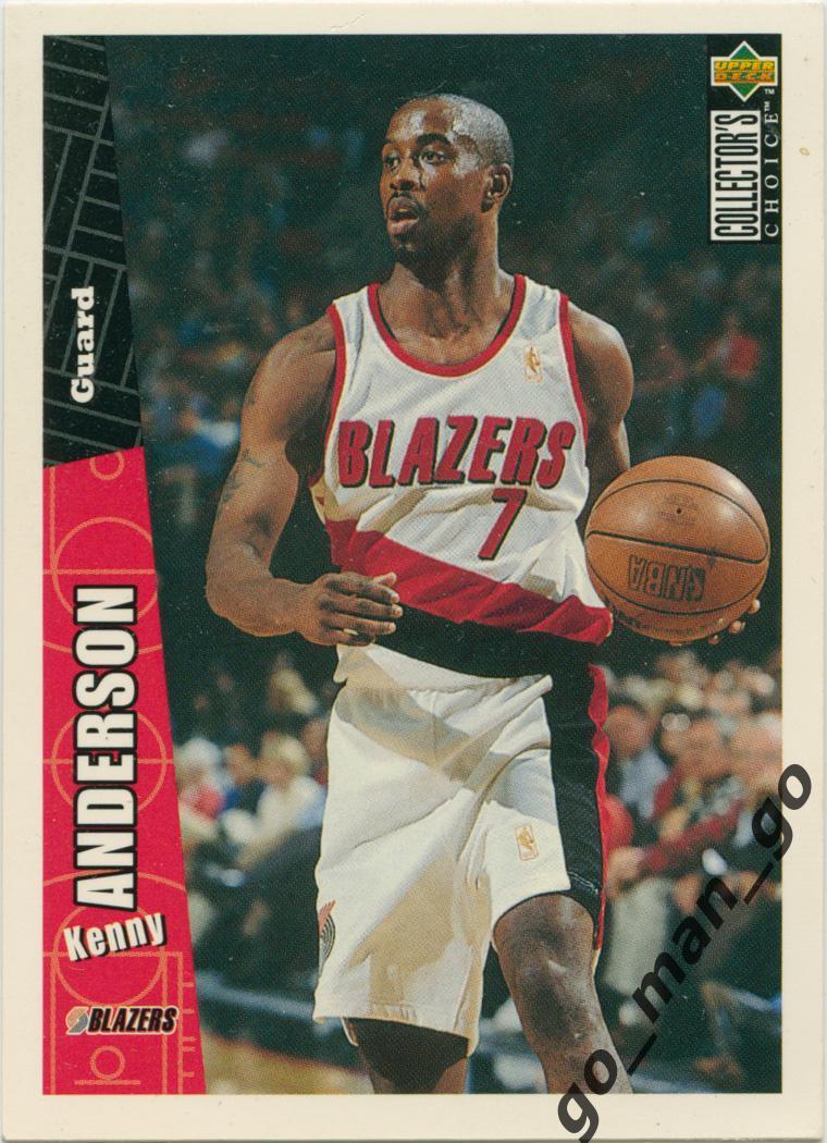 Kenny Anderson Portland Trail Blazers. Upper Deck Collector's Choice 1996-97 312