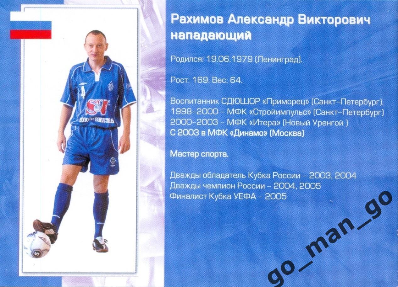 Александр Рахимов. Мини-футбольный клуб Динамо Москва 2005-2006, № 4. 1
