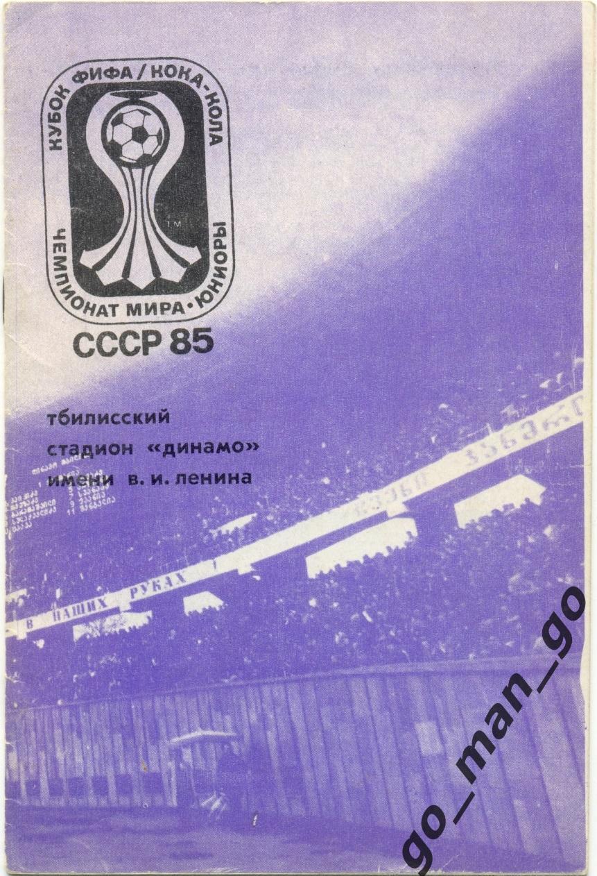 ИРЛАНДИЯ БРАЗИЛИЯ САУДОВСКАЯ АРАВИЯ ИСПАНИЯ 1985 юниоры Чемпионат мира, Тбилиси.