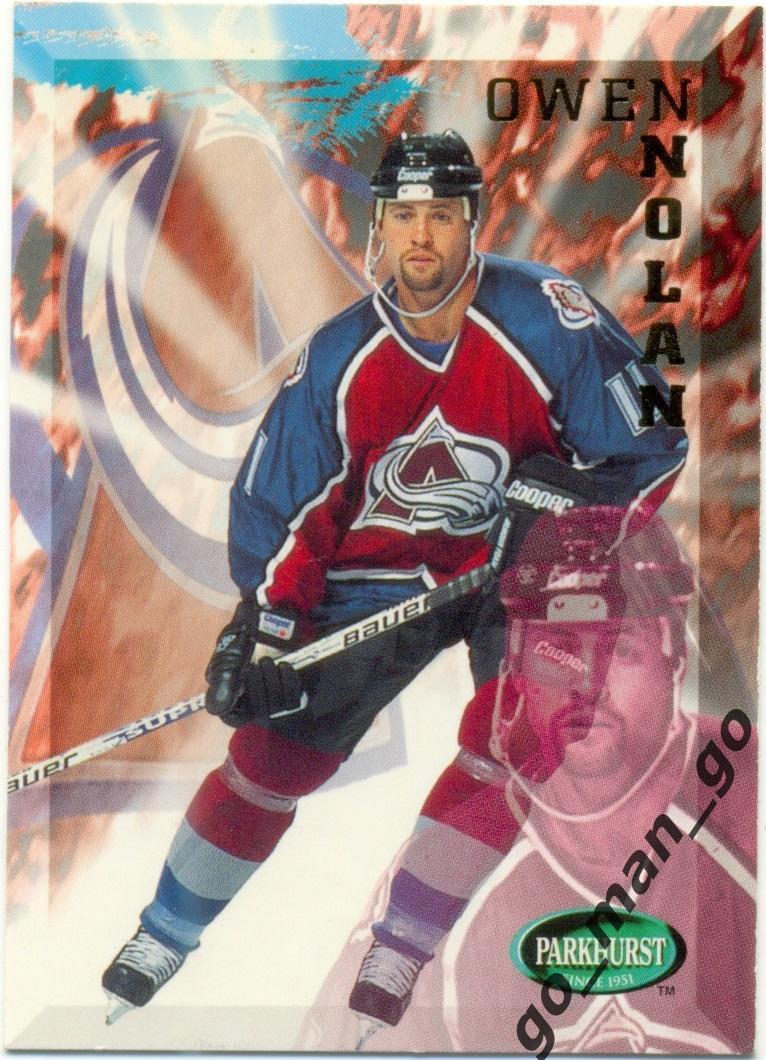 Owen Nolan (Colorado Avalanche). Parkhurst International NHL 1995-1996, № 49.