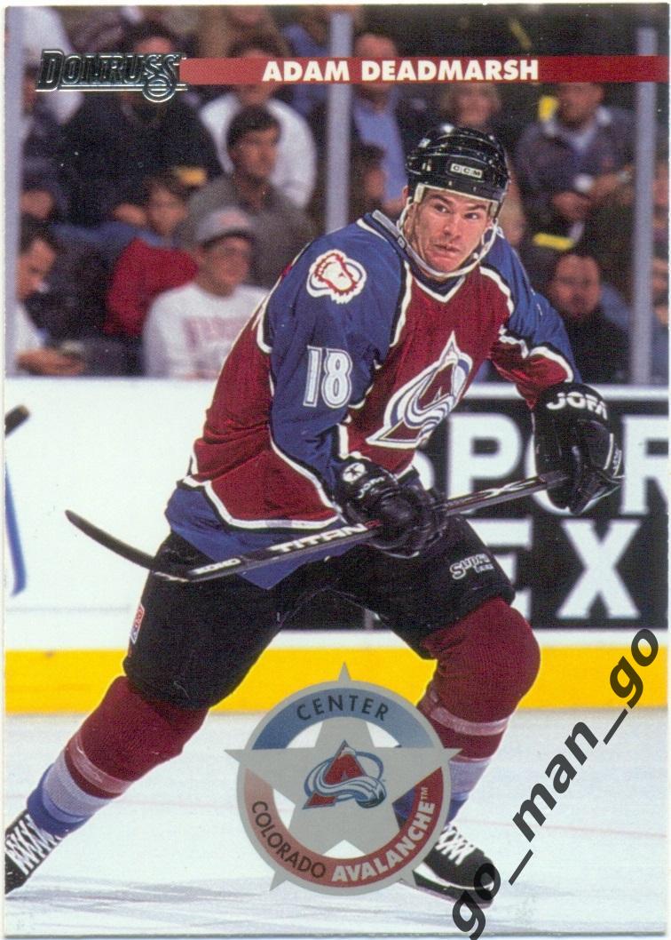 Adam Deadmarsh (Colorado Avalanche). Donruss NHL 1996-1997, № 145.