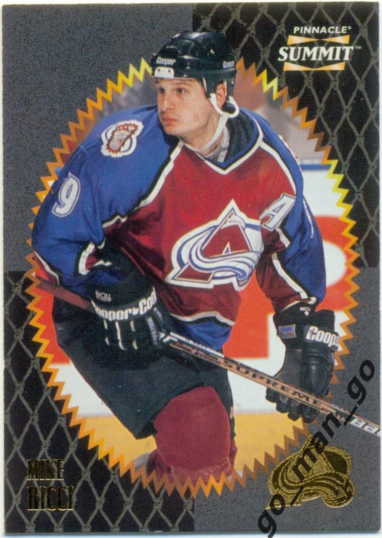 Mike Ricci (Colorado Avalanche). Pinnacle Summit NHL 1996-1997, № 70.