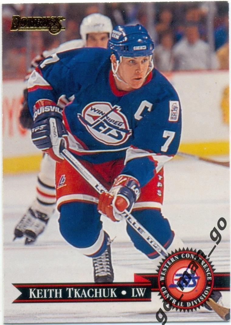 Keith Tkachuk (Winnipeg Jets). Donruss NHL 1995-1996, № 78.