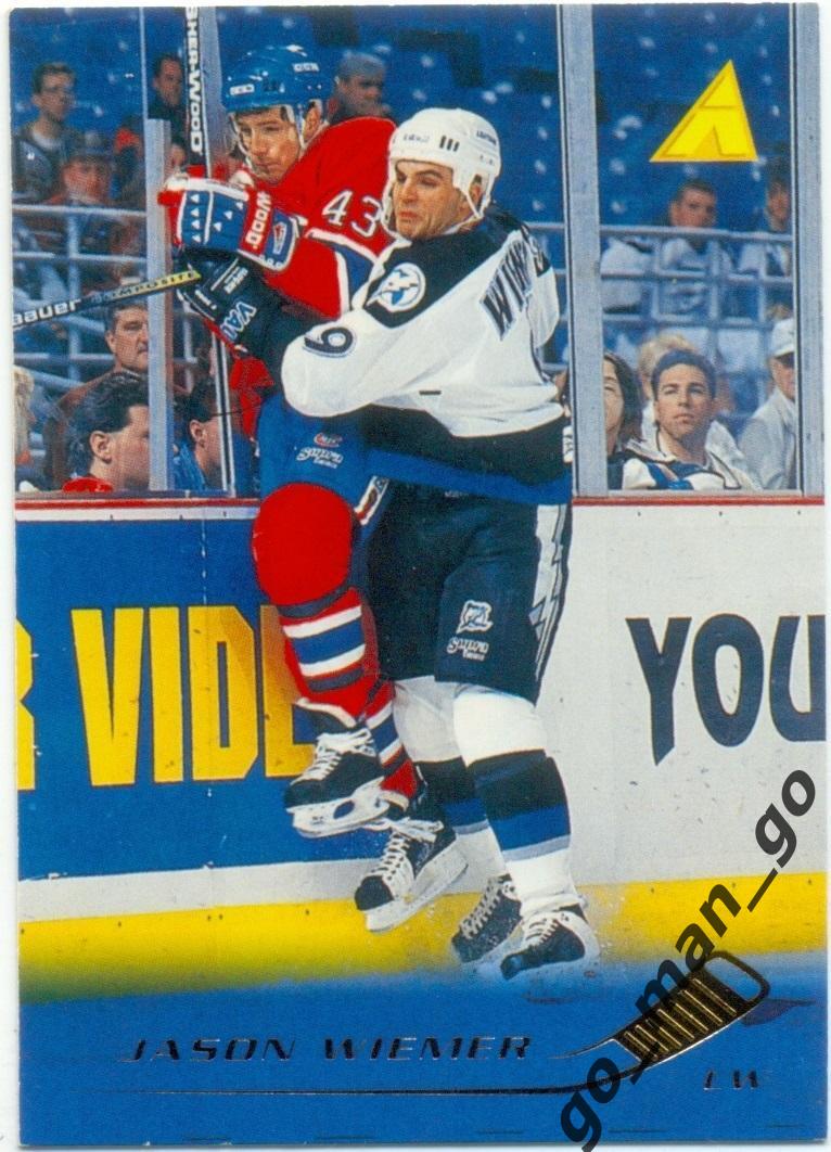 Jason Wiemer (Tampa Bay Lightning). Pinnacle NHL 1995-1996, № 77.