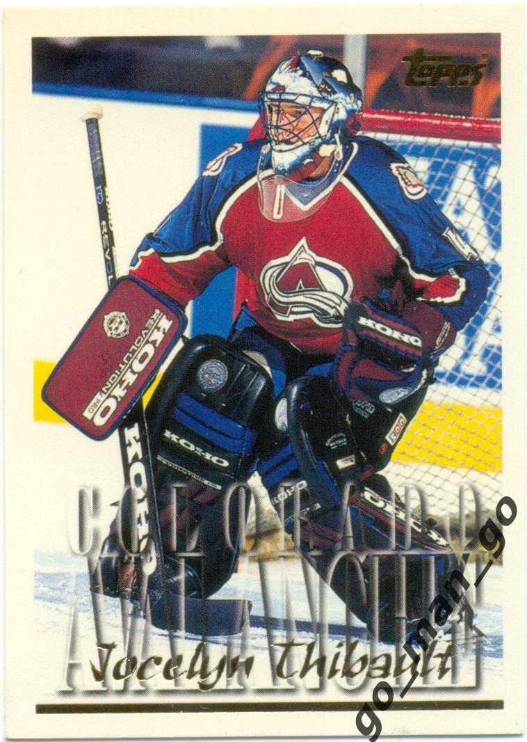 Jocelyn Thibault (Colorado Avalanche). Topps NHL 1995-1996, № 343.