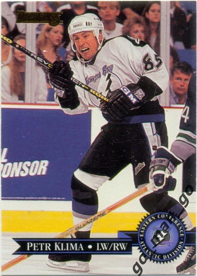 Petr Klima (Tampa Bay Lightning). Donruss NHL 1995-1996, № 110.